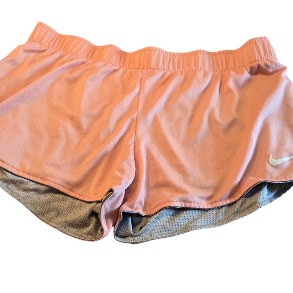 Nike Pink and Gray Athletic Shorts Size large